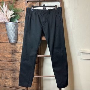 J Crew Slim Fit Stretch Khaki Men’s 33x30 Black